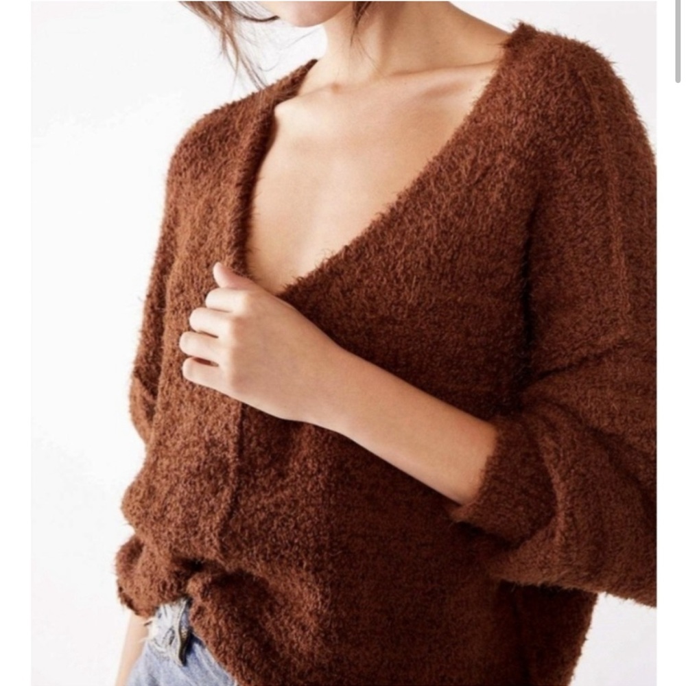 Free People Icing V Neck Sweater
